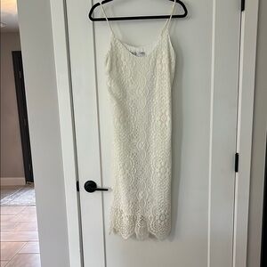 Trina Turk Ivory Lace Dress